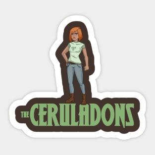 Ceruladons: Tenacious Lisa Sticker